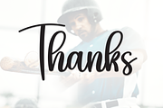 Baseball | Script Font, a Handwritten Font by Scratchones (Thumbnail 9 of 9)
