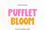 Pufflet Bloom, a Sans Serif Font by MaxArt Foundry (Thumbnail 1 of 6)