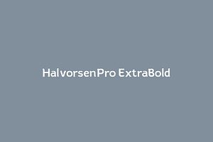 HalvorsenPro ExtraBold