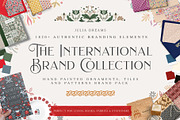The International Brand Collection, a Pattern Graphic by Julia Dreams (Thumbnail 1 of 75)
