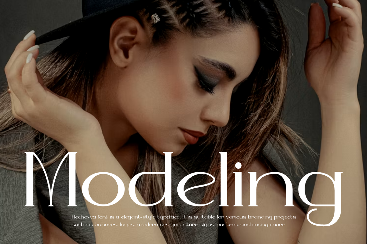 Hechowa - Elegant Fashion Font, a Serif Font by QR Design Studio (Photo 3 of 12)