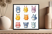 Kawaii Animal Pack PNG, an Animal Illustration by DreamCafeArt (Thumbnail 5 of 6)