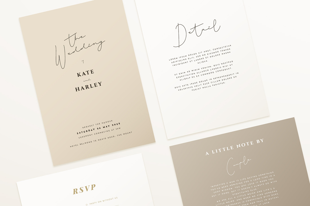 Adorasi Script Typeface, a Script Font by infernostudio3