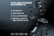 Stylized Gym and Fitness Set, an Object 3D Model by Artem Varnitsin (Thumbnail 1 of 23)