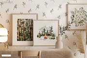 Evergreen Watercolor Forest, an Animal Illustration by Julia Dreams (Thumbnail 10 of 10)