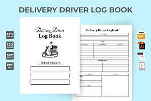 Delivery Driver Journal KDP Interior