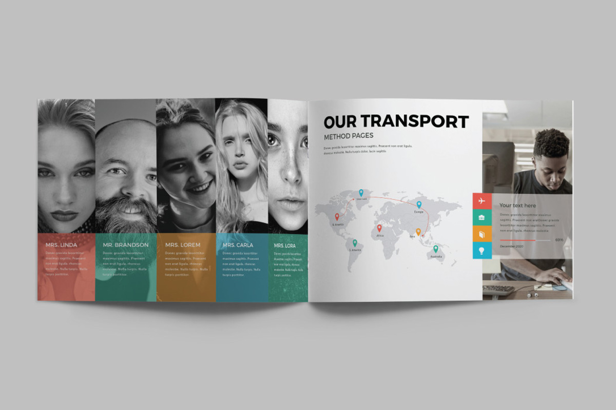 CORPORATE - A5 Brochure, a Brochure Template by Shafura (Photo 9 of 15)