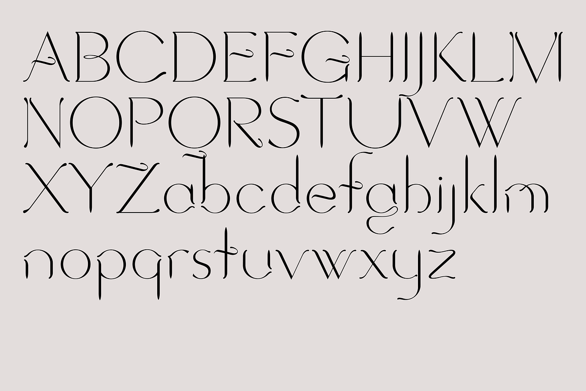 Cloudforest. Chic, modern serif font, a Serif Font by LostandFoundry (Photo 5 of 5)