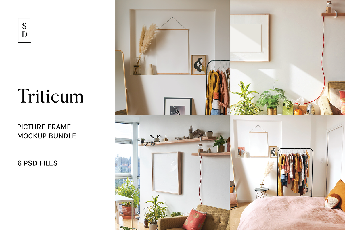 Frame Mockup Bundle - Triticum, a Household Mockup by Saguaro Digital (Photo 1 of 12)