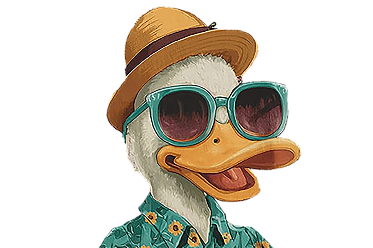 Summer Duck PNG Funny Beach Duck, a Graphic by 3D assets for your awesom (Photo 3 of 3)
