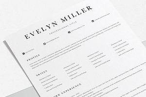 CV Professional Resume Design