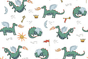 Fantasy Kingdom Dragons Bundle, a Pattern Graphic by GooseFrol (Thumbnail 7 of 22)