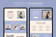 Yoga Coach Rachelle Website Template, a Websites & App Template by Eden Origin Studio (Thumbnail 5 of 11)