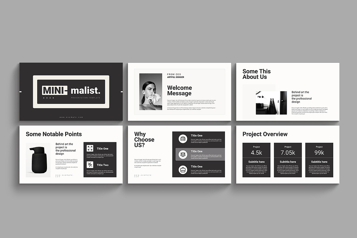 Creative Minimal Presentation preview 2