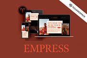 Empress Squarespace Website Template, a Squarespace Template by The Humanista Co. (Thumbnail 1 of 20)