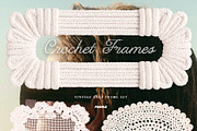 Crochet Frames: Vintage Lace Set, an Object Graphic by Purple (Thumbnail 10 of 14)