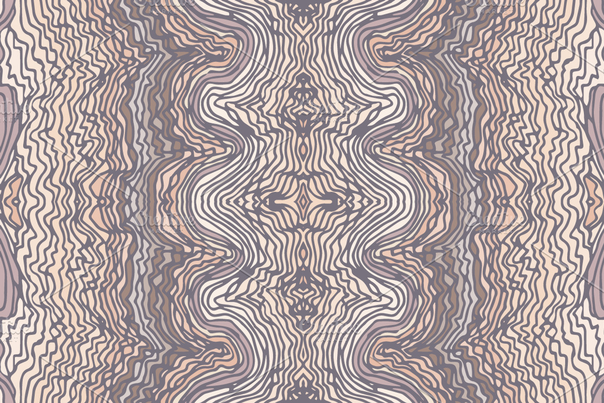 5 vector abstract seamless patterns, an Illustration by tamara.comotomka (Photo 5 of 5)