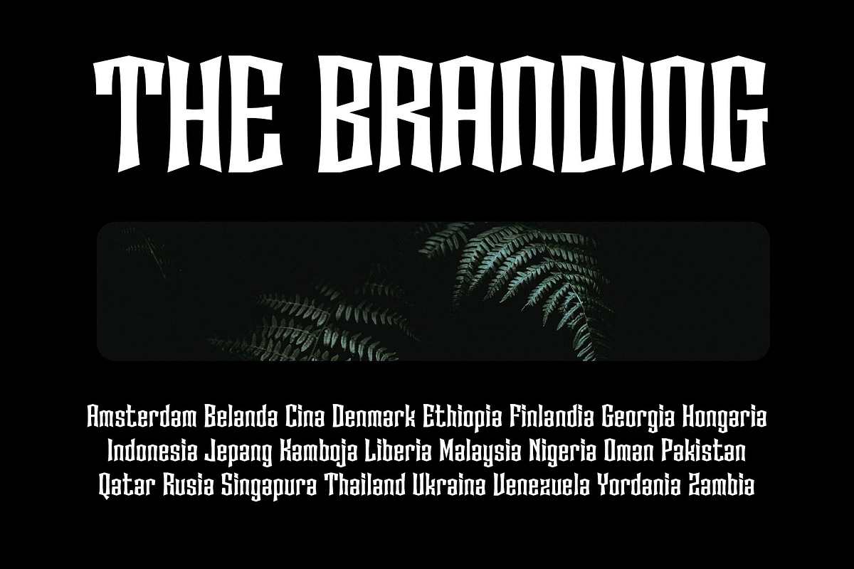Marnos Fantasy Display Font, a Sans Serif Font by RantautypeStudio (Photo 6 of 17)
