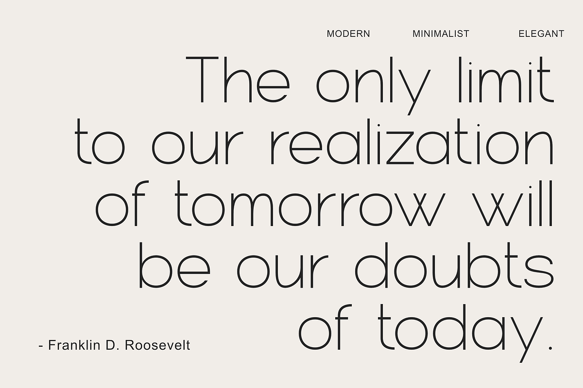 Moderan - Minimalist Sans Serif, a Sans Serif Font by Illustraly Design (Photo 4 of 8)