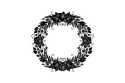 Botanical Floral Wreath SVG Bundle, an Illustration by Designs_River (Thumbnail 6 of 31)