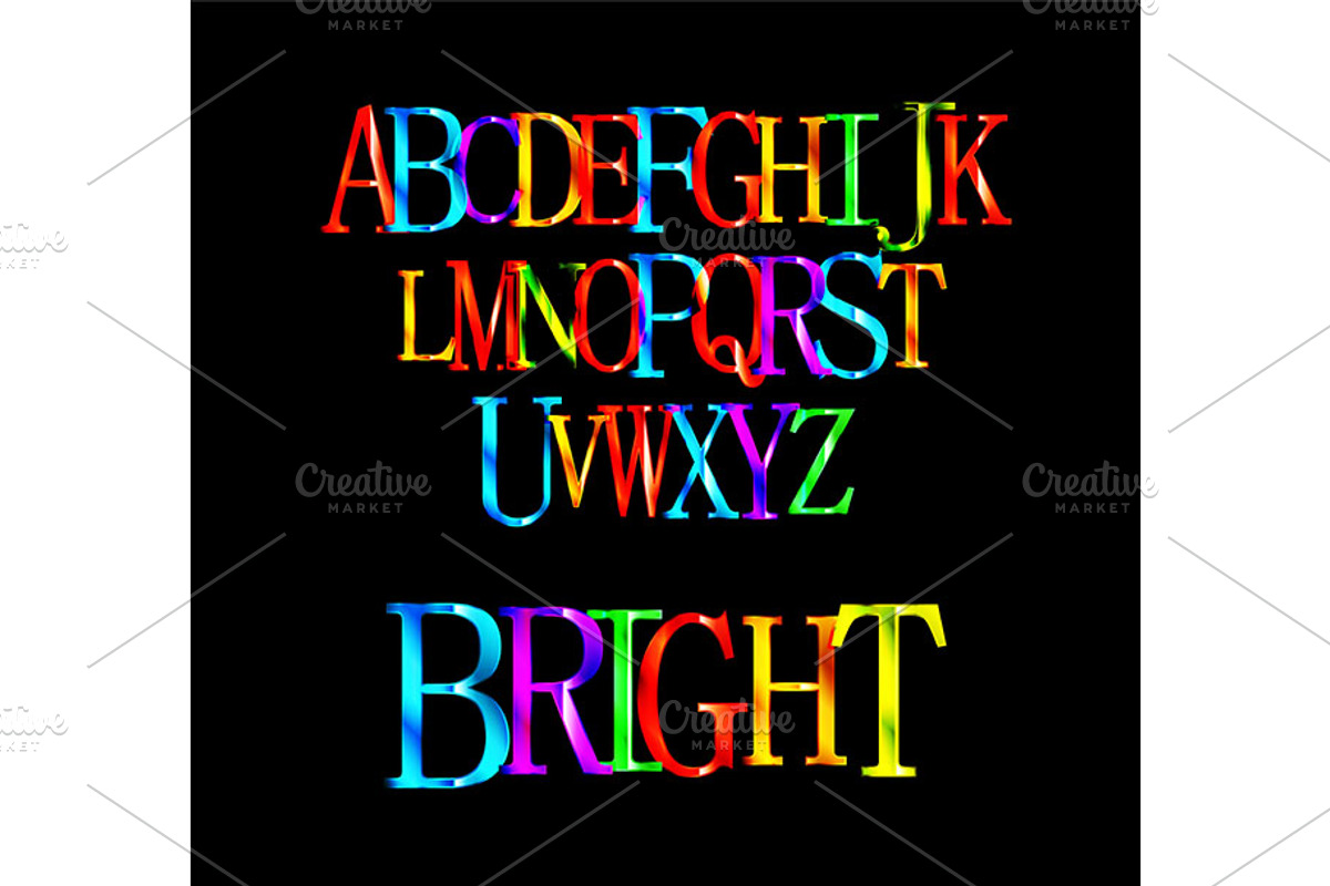 Childish capital letters., a Graphic by Aromeo (Photo 1 of 2)