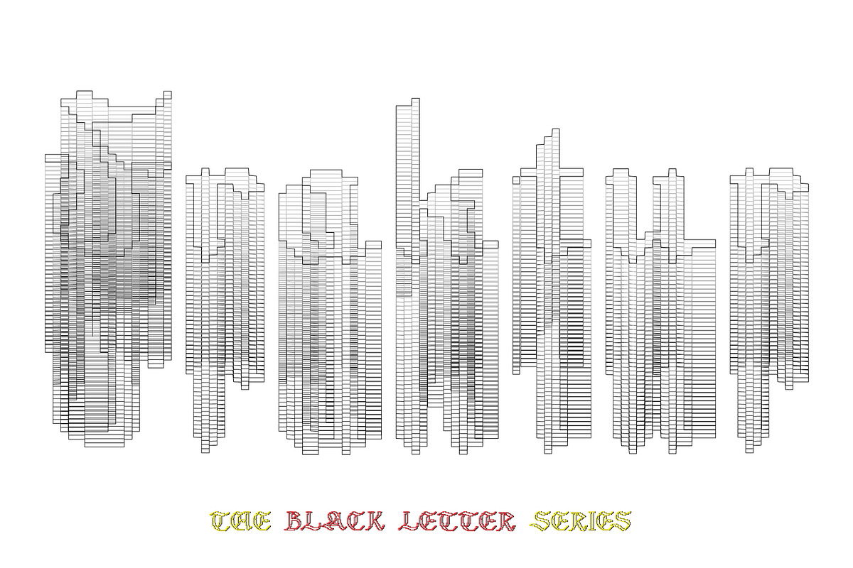 Pixel Fraktur Blackletter, a Blackletter Font by cromatixclassroom (Photo 4 of 9)