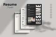 Resume - CV - Template _Word & Canva, a Resume Template by TemplateFolio-Shop (Thumbnail 1 of 5)