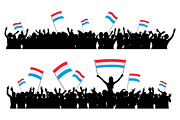 Cheering Crowd Luxembourg, a Person Illustration by Albert Does Stuff (Thumbnail 3 of 3)