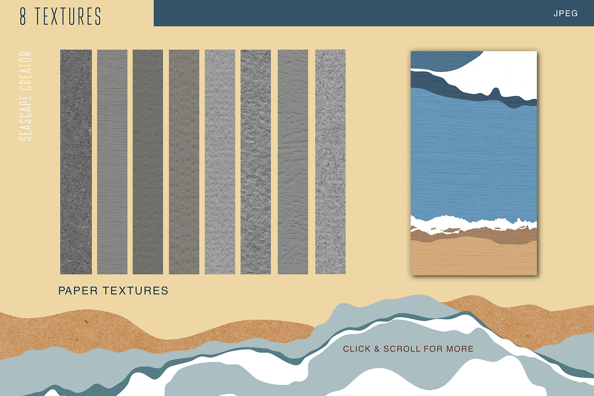 Seascape Creator Kit, an Object Graphic by Polli Deeva (Photo 3 of 12)