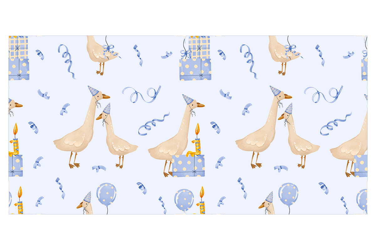 Blue Goose Celebration Collection, an Animal Illustration by the_myro (Photo 12 of 14)