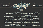 Blacklight Script, a Script Font by HKL Studio (Thumbnail 13 of 14)