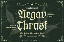 Negav Thrust - Gothic Balckletter
