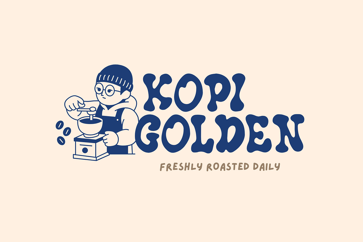 Food Imaji - Coffee Shop Logo Font, a Handwritten Font by Illushvara Design (Photo 2 of 10)