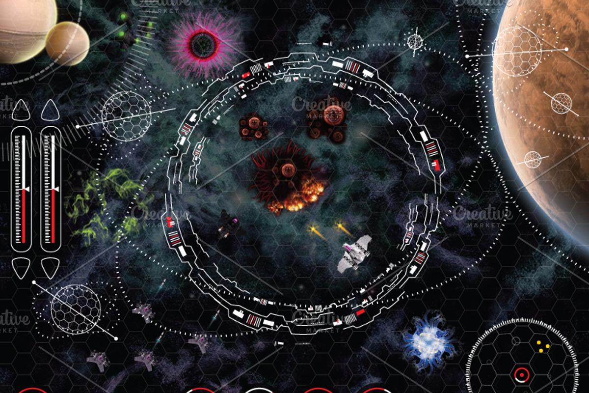 Galactic Battles, a Background Graphic by quicky (Photo 5 of 7)