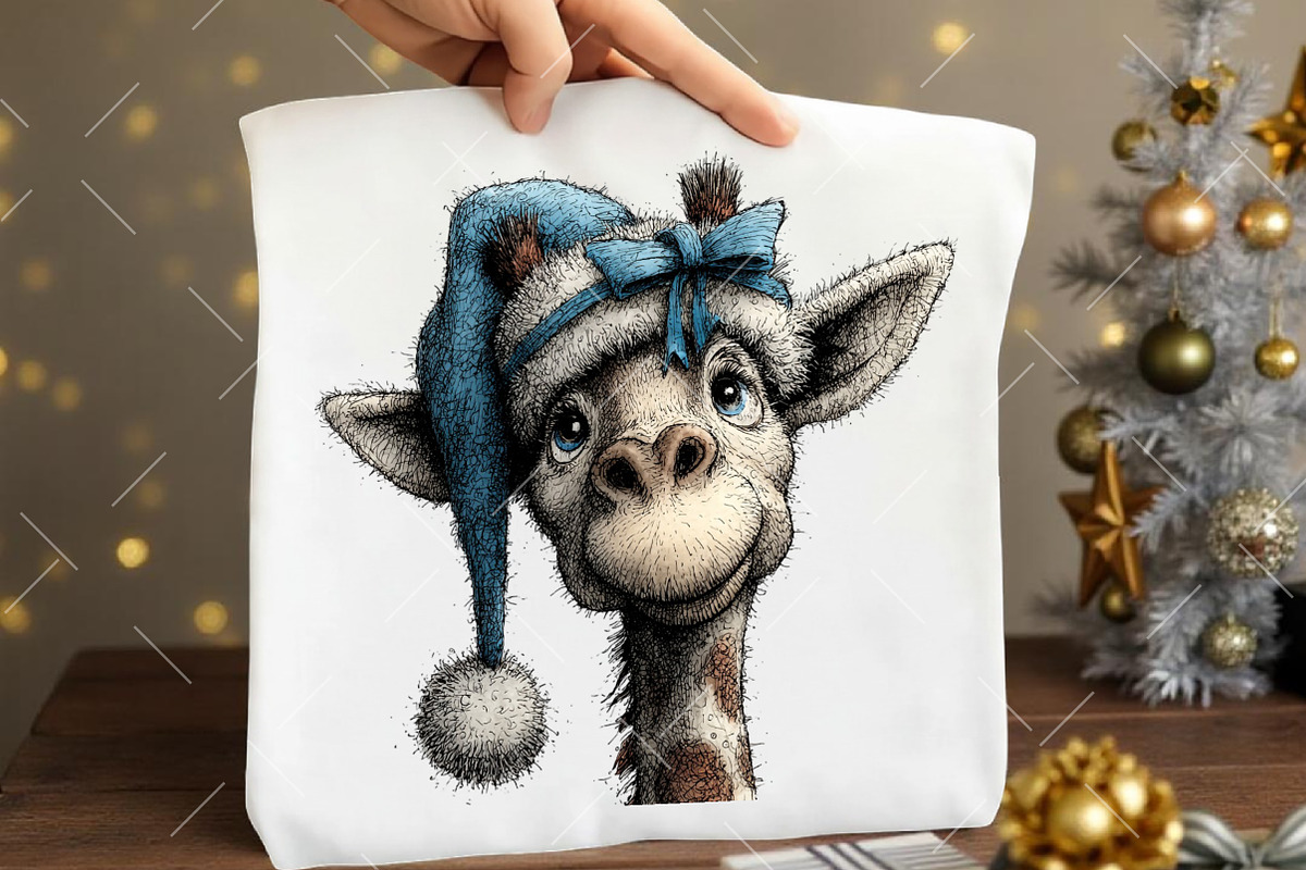 Whimsical Christmas Icy Blue Animals, an Illustration by OK Design (Photo 6 of 6)