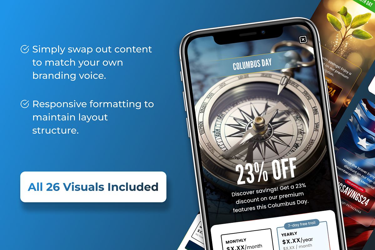 In-App Sales Modals Monetization Kit, a Marketing Template by LoyolDesigns (Photo 4 of 5)
