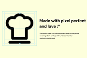 50 Kitchen Line Icon, an Outline Icon by Kawalan Studio (Thumbnail 3 of 9)