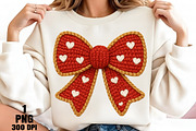Yarn Faux Embroidery Valentine Bow P, an Illustration by Daily.Designs (Thumbnail 3 of 5)