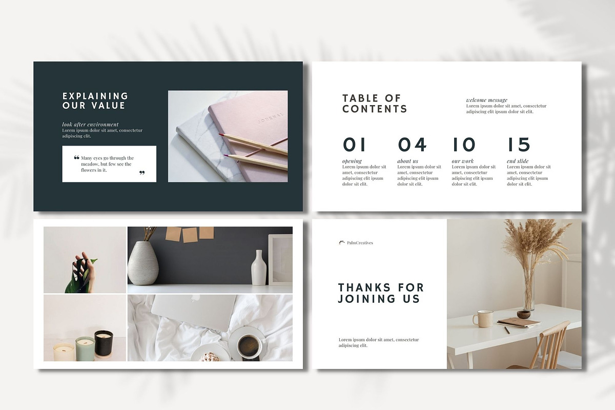 Minimal Clean Canva Presentation, a Presentation Template by Palm Creatives (Photo 6 of 8)