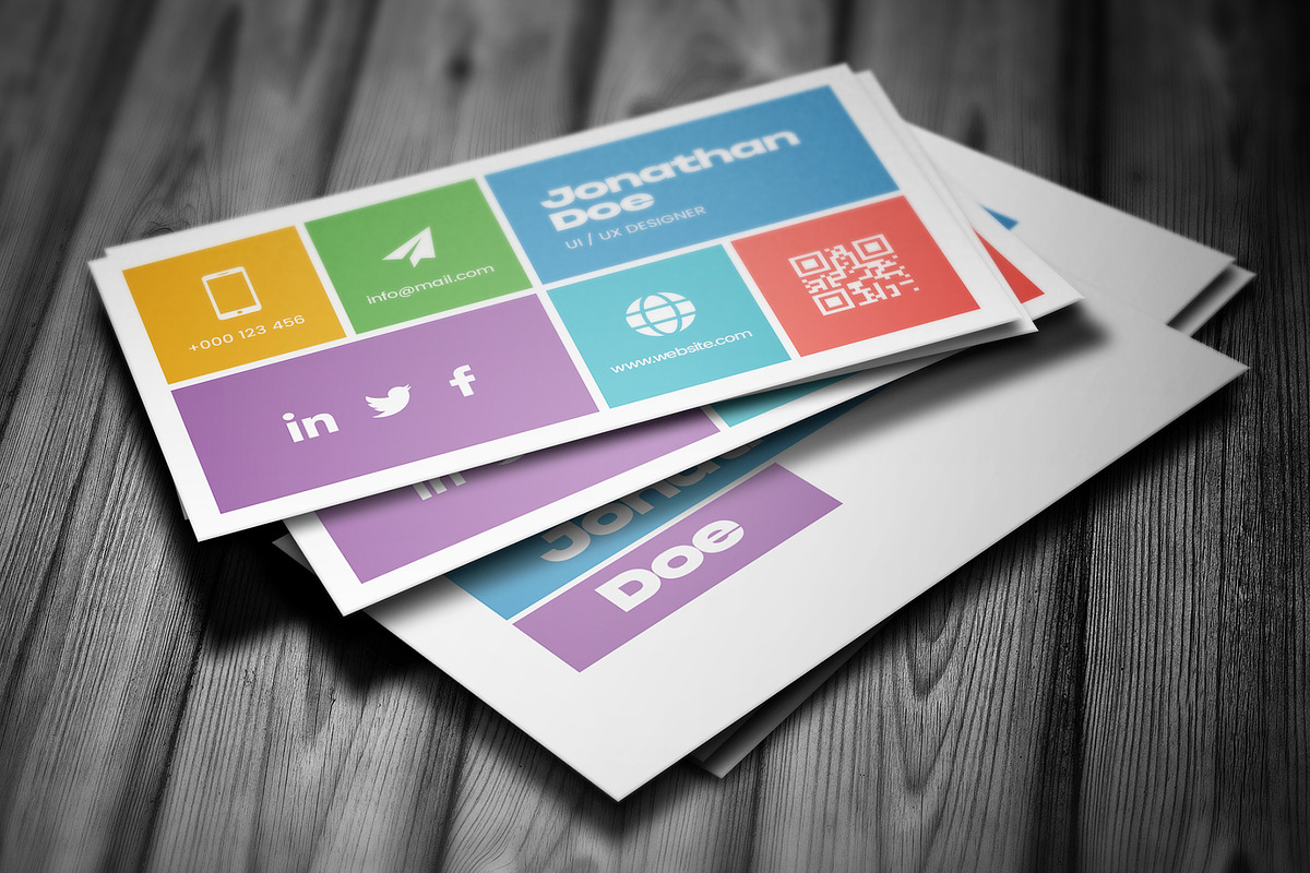 Modern Stylish Business Card, a Business Card Template by Saman Osama (Photo 1 of 4)