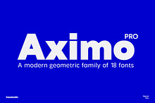 Aximo | Geometric Sans Serif