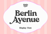 Berlin Avenue | Retro Serif Font, a Serif Font by Koplexs Studio (Thumbnail 1 of 10)