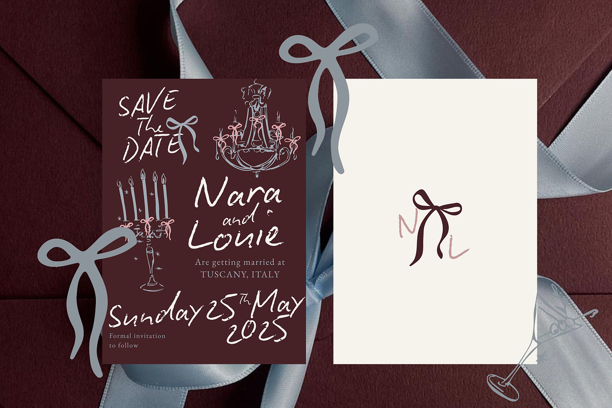 SAVE THE DATE Hand drawn Italian, an Invitation Template by Ivyandpalette (Photo 2 of 18)