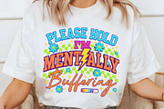 Faux Yarn Funny Mental Health Shirt, an Illustration by designcity5 (Thumbnail 6 of 9)