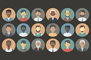 Flat Icons Set of Male Persons, an Icon by Alex Serada (Thumbnail 2 of 3)