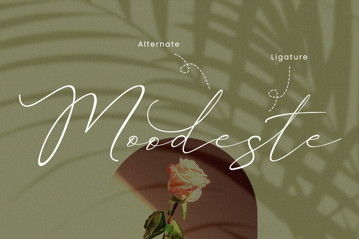 Palmegria, a Script Font by kerismaker (Photo 3 of 10)