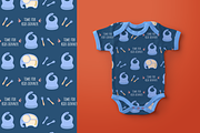 Elephant Mealtime Patterns & Poster, an Illustration by ApollinariaManko (Thumbnail 3 of 7)