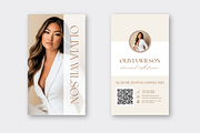 Beauty Business Card Canva Template, a Templates & Theme by BeautyBarStudios (Thumbnail 4 of 6)