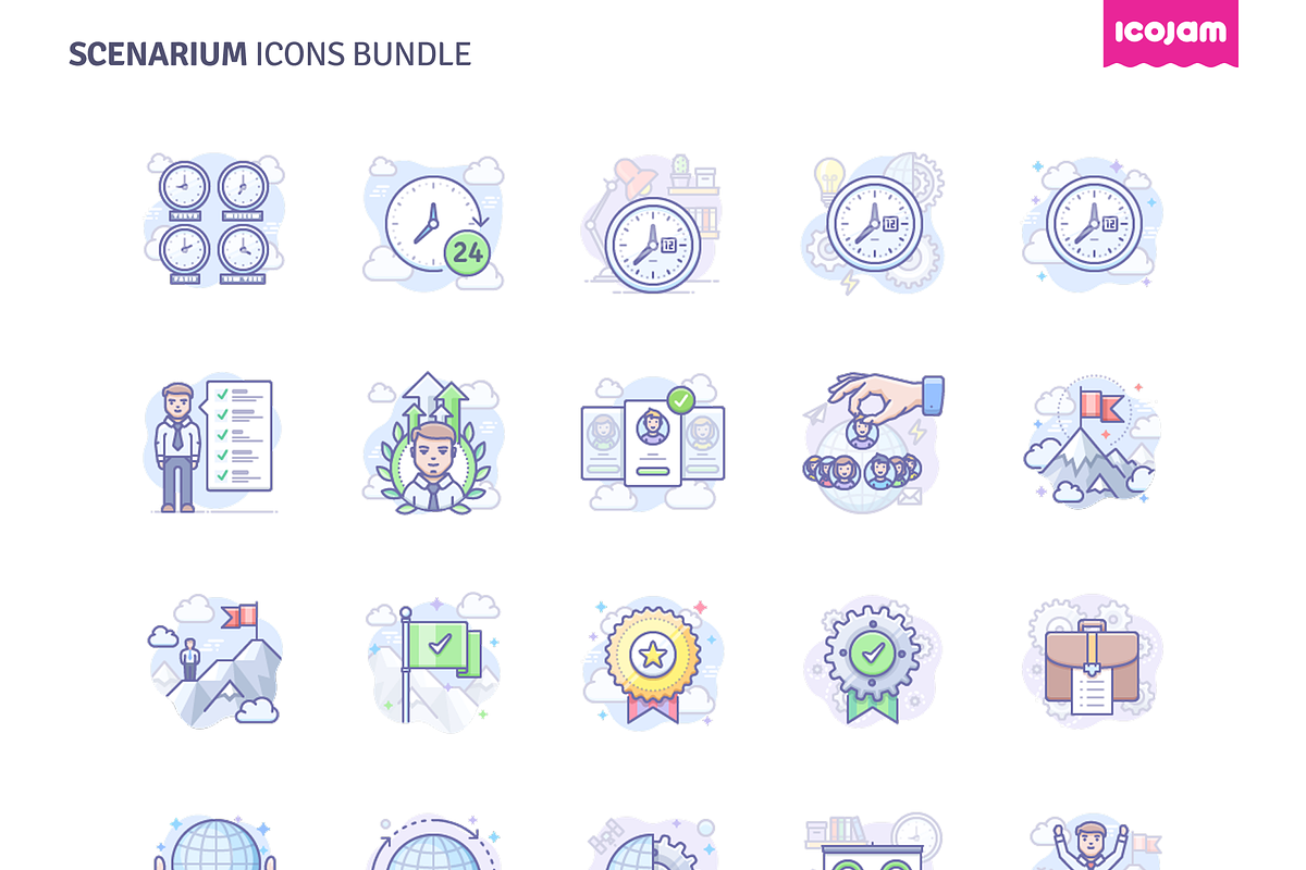 1000 Scenarium icons, an Icon by Icojam store (Photo 8 of 13)