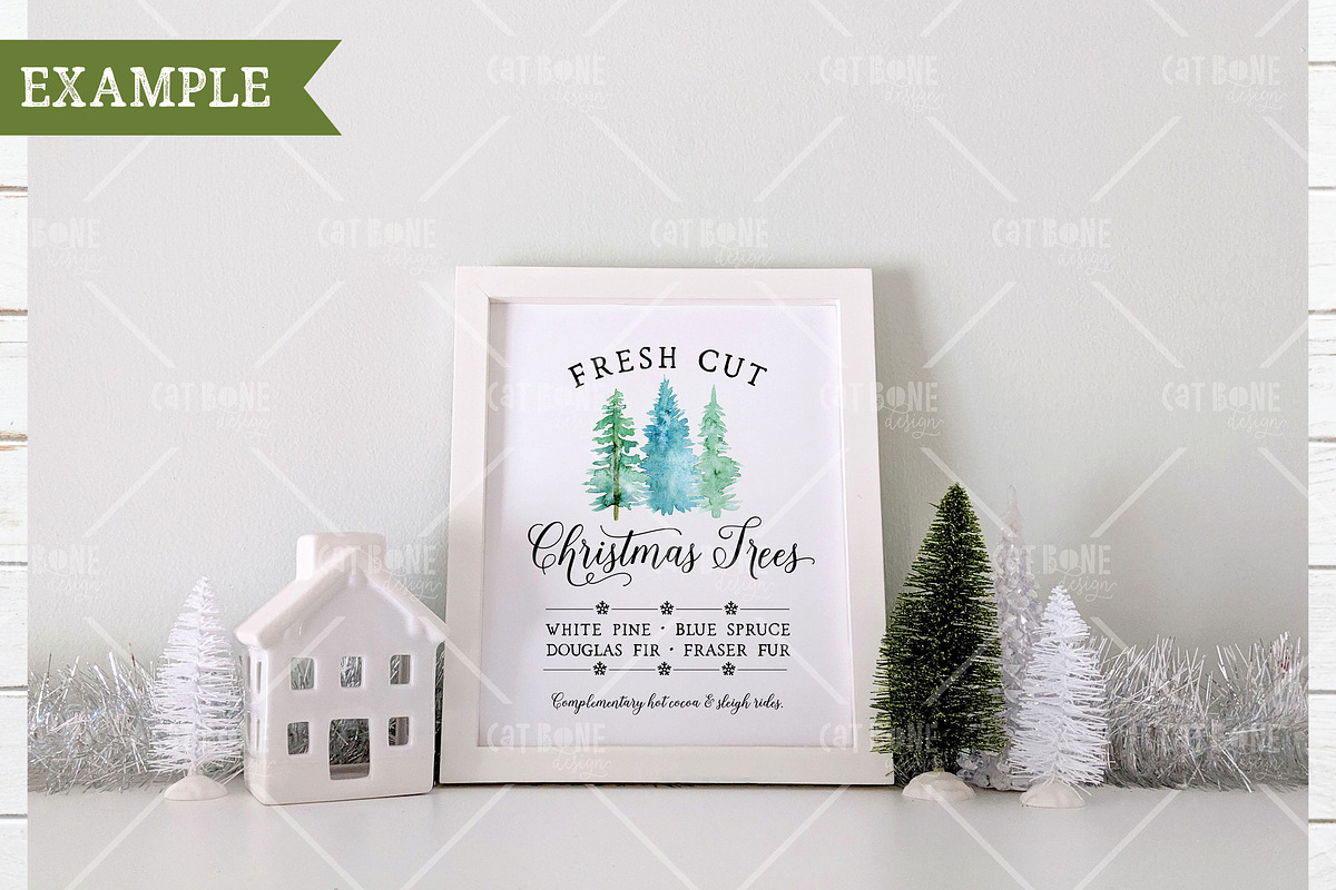 Christmas Frame Mockup 8, a Product Mockup by CatBoneDesign (Photo 2 of 3)